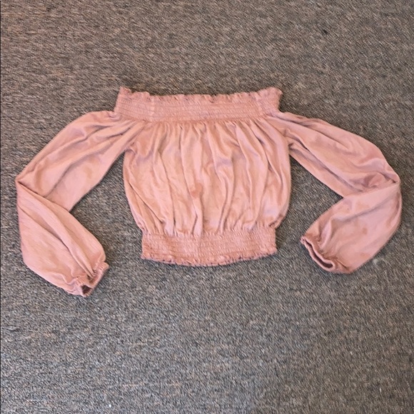 Divided Tops - H&M Divided Off Shoulder Crop Top Extra Small